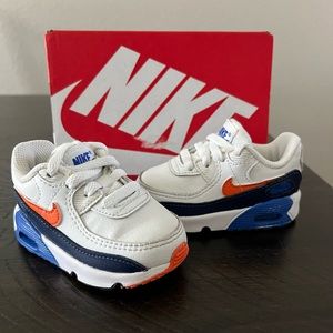 Infant/toddler Size 4 blue/orange/navy/white Nike Air Max